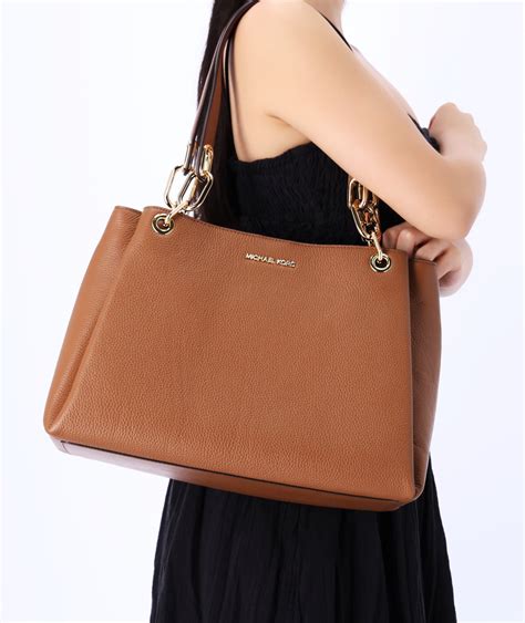 michael kors trisha leather bag